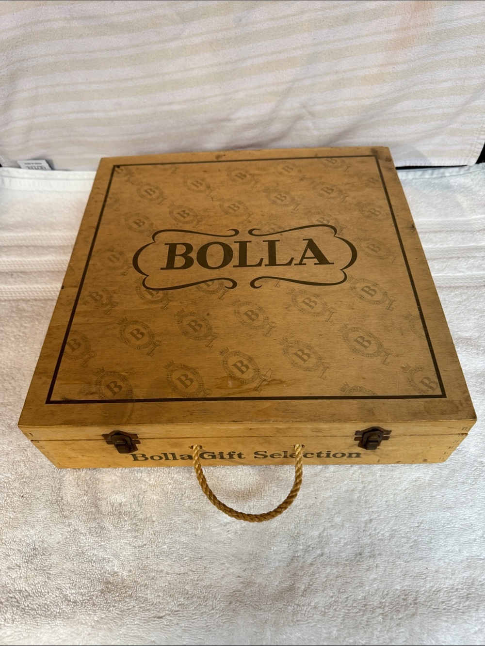 Bolla 4 Bottle Wine Box Verona, Italy BOX ONLY